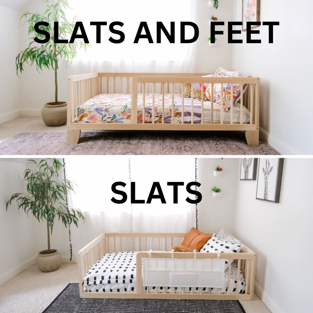 Natural Montessori Toddler Floor Bed – Simply Sori