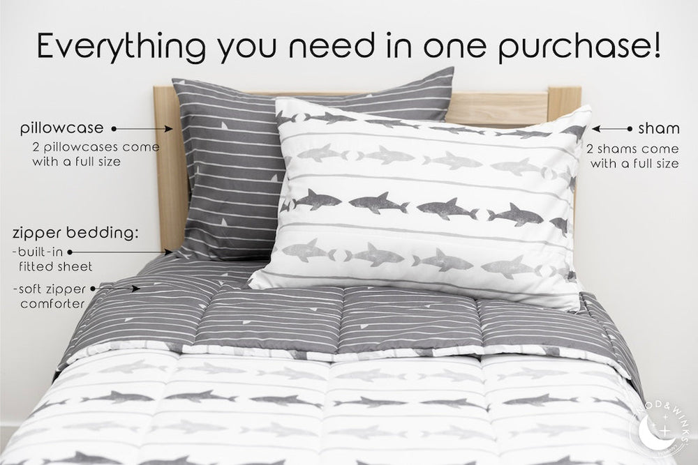 
                  
                    Great White Zipper Bedding
                  
                